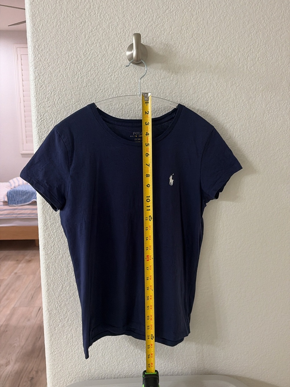 Polo Ralph Lauren Navy Cotton Crewneck T-Shirt – Size M